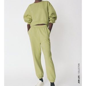 Zara Lime Green Lounge set